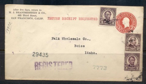 USA-1922-38-Fourth-Bureau-Cleveland-12c-uprated-registered-Pse-San-Francisco-1925-cover