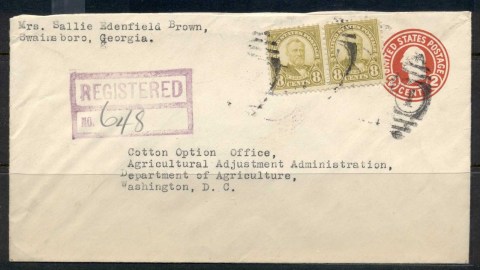 USA-1922-38-Fourth-Bureau-Grant-2x8c-uprated-PSE-Registered-Swainsboro1934-cover