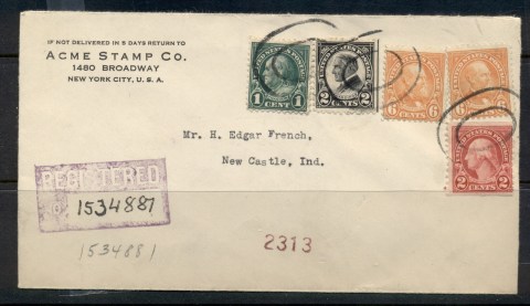 USA-1922-38-Fourth-Bureau-Mixed-Franking-Acme-Stamp-Dealer-New-York-1931-Registered-cover