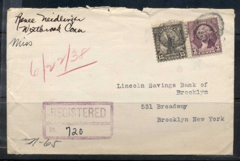 USA-1922-38-Fourth-Bureau-Registered-Brooklyn-1938-cover