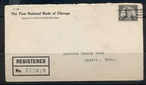 USA-1922-38-Fourth-Bureau-Registered-First-National-bank-CC-17c-Wilson-cover