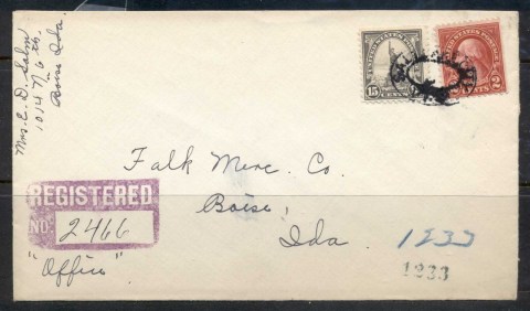 USA-1922-38-Fourth-Bureau-Registered-Salt-Lake-City-1928-cover