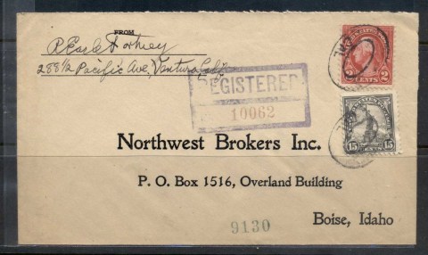 USA-1922-38-Fourth-Bureau-Registered-Ventura-1928-cover