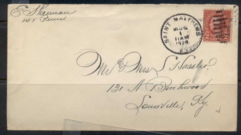 USA-1922-38-Fourth-Bureau-Washington-2c-Saint-Matthews-1928-cover