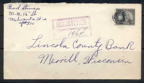 USA-1922-38-Fourth-Bureau-Wilson-17c-Registered-cover-Millwaukee-1932