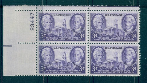 USA-1946-Sc941-Tenessee-Statehood-PB23447-MUH-lot67622