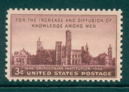 USA-1946-Sc943-Smithsonian-Institution-MUH-lot33446