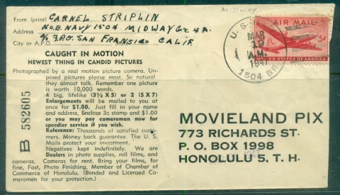 USA-1947-5c-Airmail-Movieland-Pix-printed-reply-envelope-cover_1