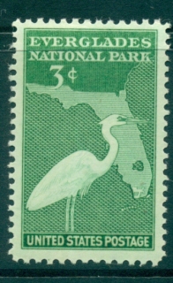 USA-1947-Sc952-Everglades-National-Park-MLH-lot33444