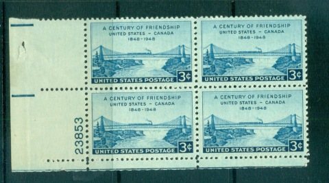 USA-1948-Sc961-USA-Canada-Friendship-PB23853-MUH-lot67647