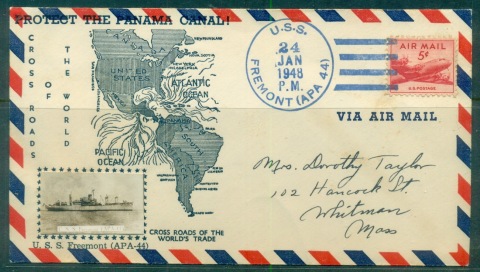 USA-1948-USS-Fremont-Protect-the-Panama-canal-cover