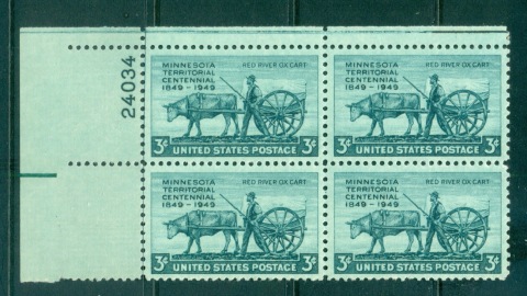 USA-1949-Sc981-Minnesota-Territory-PB24034-MUH-lot67673