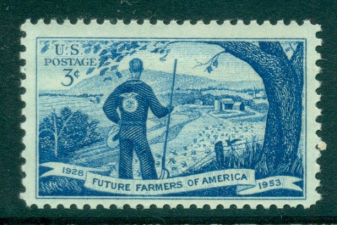 USA-1953-Sc1024-Future-farmers-MUH-lot33467