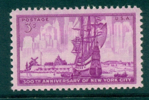 USA-1953-Sc1027-New-York-300th-Anniversary-MUH-lot33469