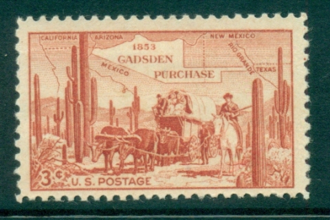 USA-1953-Sc1028-Gadsen-Purchase-Centenary-MUH-lot33470