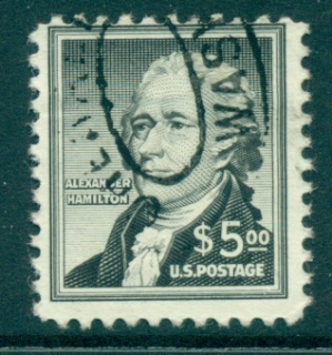 USA-1954-58-Sc1053-5-Alexander-Hamilton-FU-lot33785