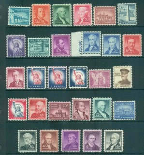 USA-1954-68-Sc1030a-1053-Liberty-Issue-MUH-MLH-lot72330