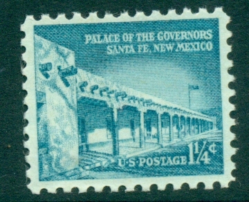 USA-1954-68-Sc1031A-1¼c-Palace-of-the-Governors-MUH-lot33481