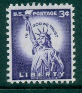 USA-1954-68-Sc1035-3c-Liberty-purple-MUH-lot33485