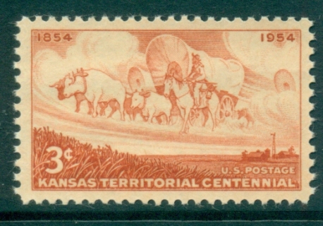 USA-1954-Sc1061-Kansas-Territory-MUH-lot33493