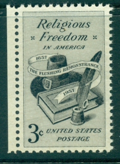 USA-1957-Sc1099-Religious-Freedom-MUH-lot33504