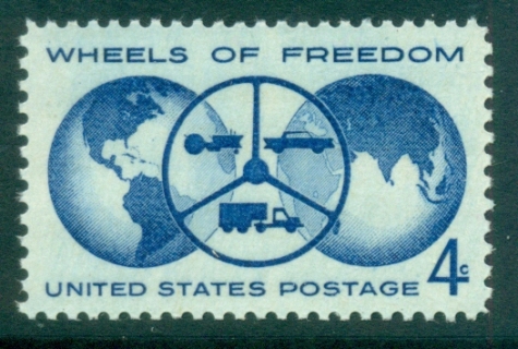 USA-1960-Sc1162-Wheels-of-Freedom-MUH-lot33523