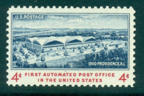 USA-1960-Sc1164-First-Automated-Post-Office-MUH-lot33524