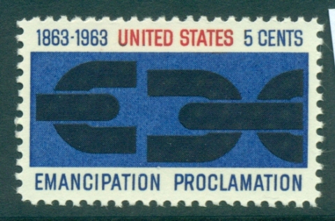 USA-1963-Sc1233-Emancipation-Proclamation-MUH-lot33414