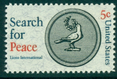 USA-1967-Sc1326-Peace-Lions-MUH-lot33328