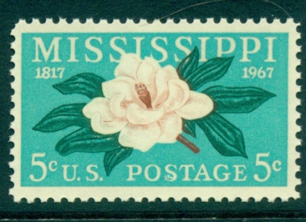 USA-1967-Sc1337-Mississippi-Statehooh-MUH-lot33325