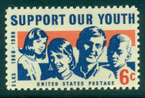 USA-1968-Sc1342-Youth-Elks-MUH-lot33321