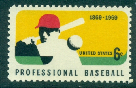 USA-1969-Sc1381-Professional-Baseball-Cent-MUH-lot33290