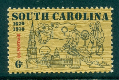 USA-1970-Sc1407-South-carolina-MUH-lot33308