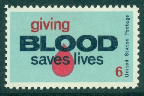 USA-1971-Sc1425-Blood-Donors-MUH-lot33302