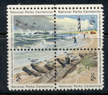 USA-1972-Sc1448-51-National-Park-centenary-blk4-MUH