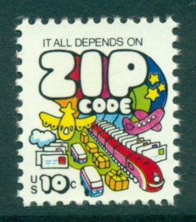 USA-1973-74-Sc1511-10c-Zip-Code-MUH-lot33267