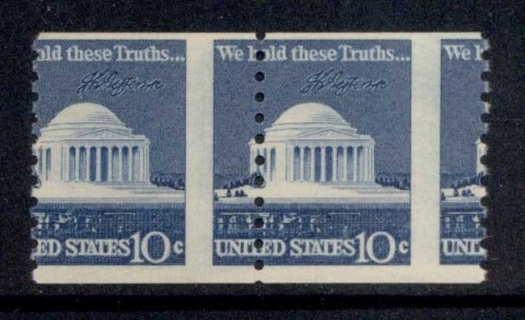 USA-1973-74-Sc1520-Jefferson-Memorial-coil-pr-MISPERF-MUH