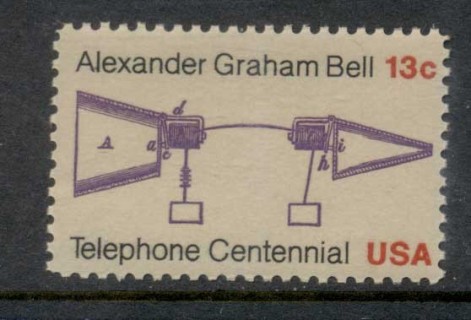 USA-1976-Sc1683-Telephone-Centenary