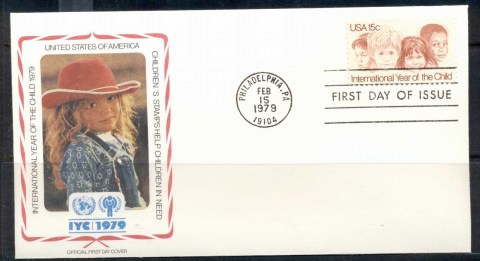 USA-1979-IYC-International-year-of-the-Child-FDC