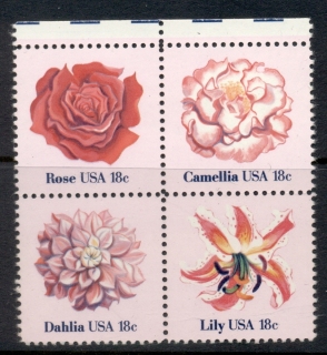 USA-1981-Sc1876-79-Flowers-MUH