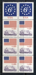 USA-1981-Sc1893-Purple-Mountains-booklet-pane-MUH