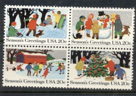 USA-1982-Sc2027-30-Xmas-blk4-MUH