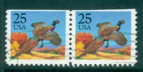 USA-1988-Sc2283-Pheasant-ex-Booklet-pr-FU-lot47490