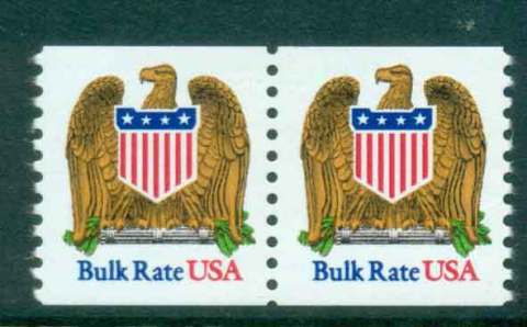 USA-1991-Sc2602-10c-Eagle-Shield-Bulk-Rate-pr-MUH-lot47537