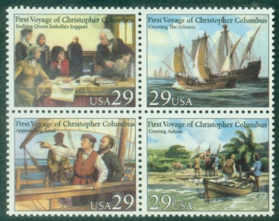 USA-1992-First-Voyage-of-Christopher-Columbus-MUH