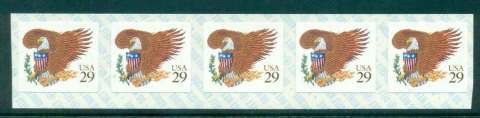 USA-1992-Sc2595-Eagle-Shield-brown-Str-5-MUH-lot47651