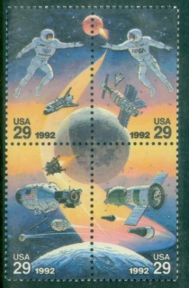 USA-1992-Space-Adventure-Joint-Issue-with-Russia-MUH