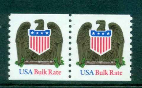 USA-1993-Sc2604-Eagle-Shield-USA-Bulk-Rate-gold-Coil-pr-MUH-lot47601