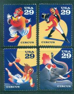 USA-1993-Sc2750-3-Circus-MUH-lot47708