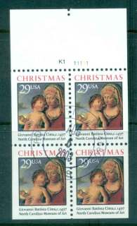 USA-1993-Sc2790a-Xmas-Madonna-Booklet-Pane-PK1-11111-FU-lot47746